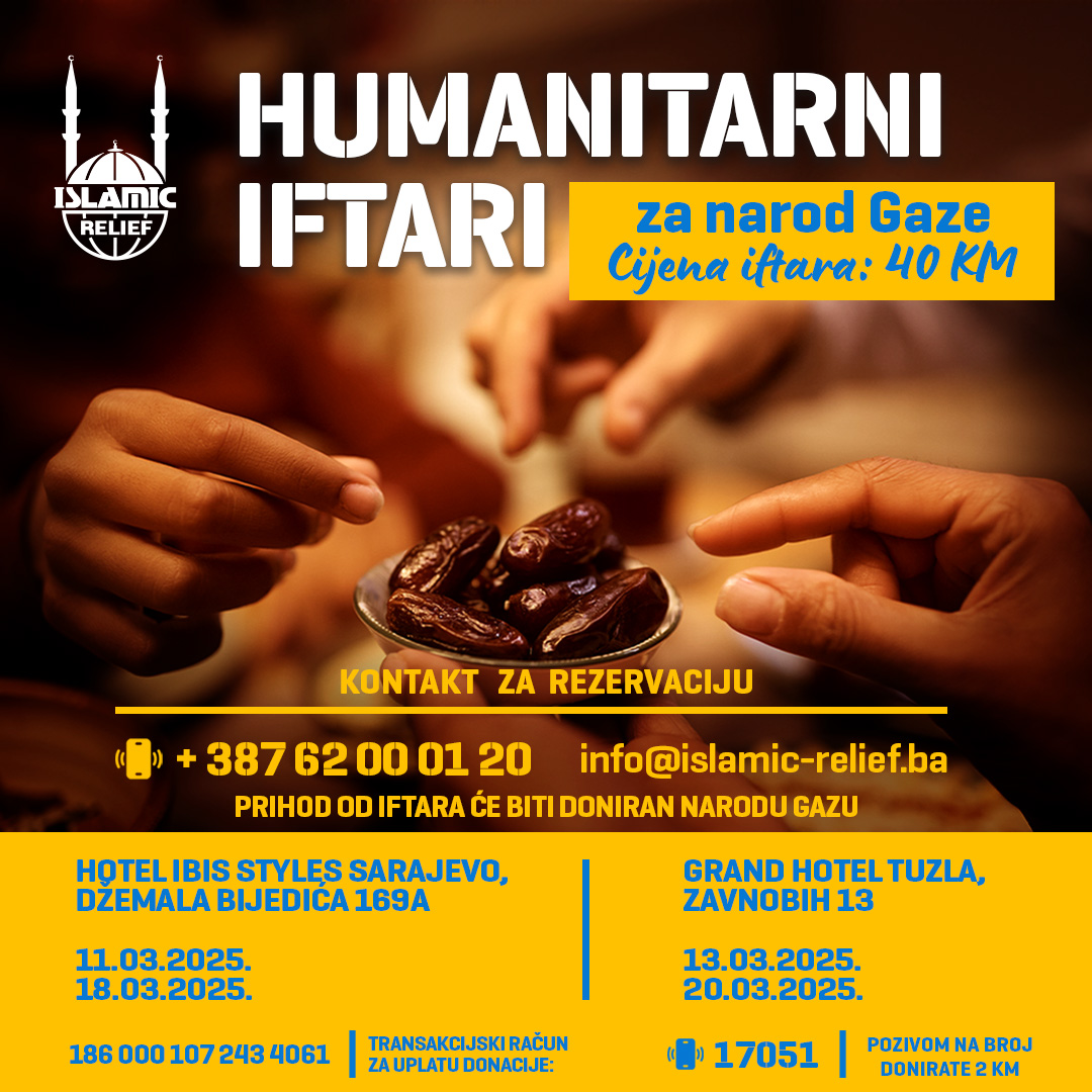 Humanitarni iftar za narod Gaze